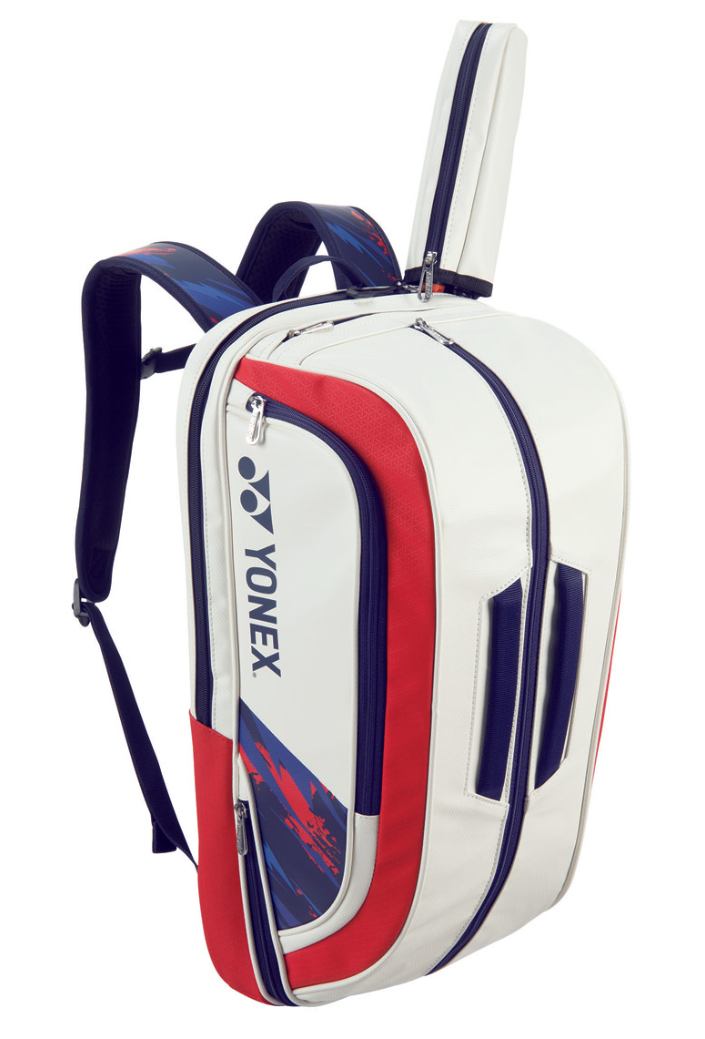 Yonex Expert Backpack (White-Red)