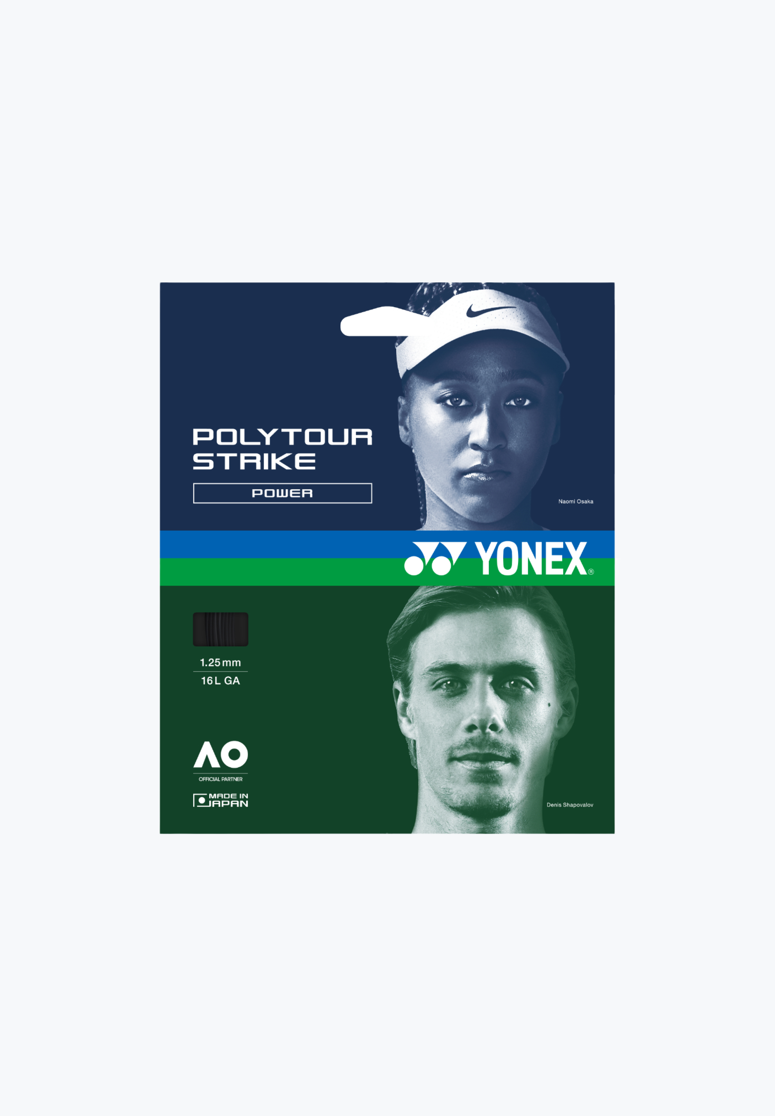 Yonex Poly Tour STRIKE - Saitenset 12m